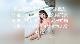 极品骚浪眼镜妹 十个眼镜九个骚，公司里有个这么骚的女同事，我都没午休，沉浸式插入嫩穴，纯欲小可爱紧致无敌嫩 (2)