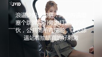 浪逼少妇爱勾搭，网吧内逼里塞个跳弹勾引旁边打游戏的小伙，公共厕所内啪啪，口交舔逼站着抽插真的好刺激