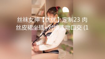 丝袜女神【优优】定制23 肉丝皮裙坐插+对镜舌吻口交 (1)