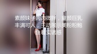 素颜妹子肉肉微胖，童颜巨乳丰满可人，主动展示美粉粉鲍鱼着实诱惑