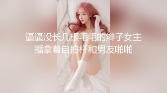 逼逼没长几根毛毛的辫子女主播拿着自拍杆和男友啪啪