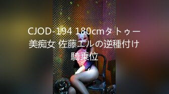 CJOD-194 180cmタトゥー美痴女 佐藤エルの逆種付け騎乗位